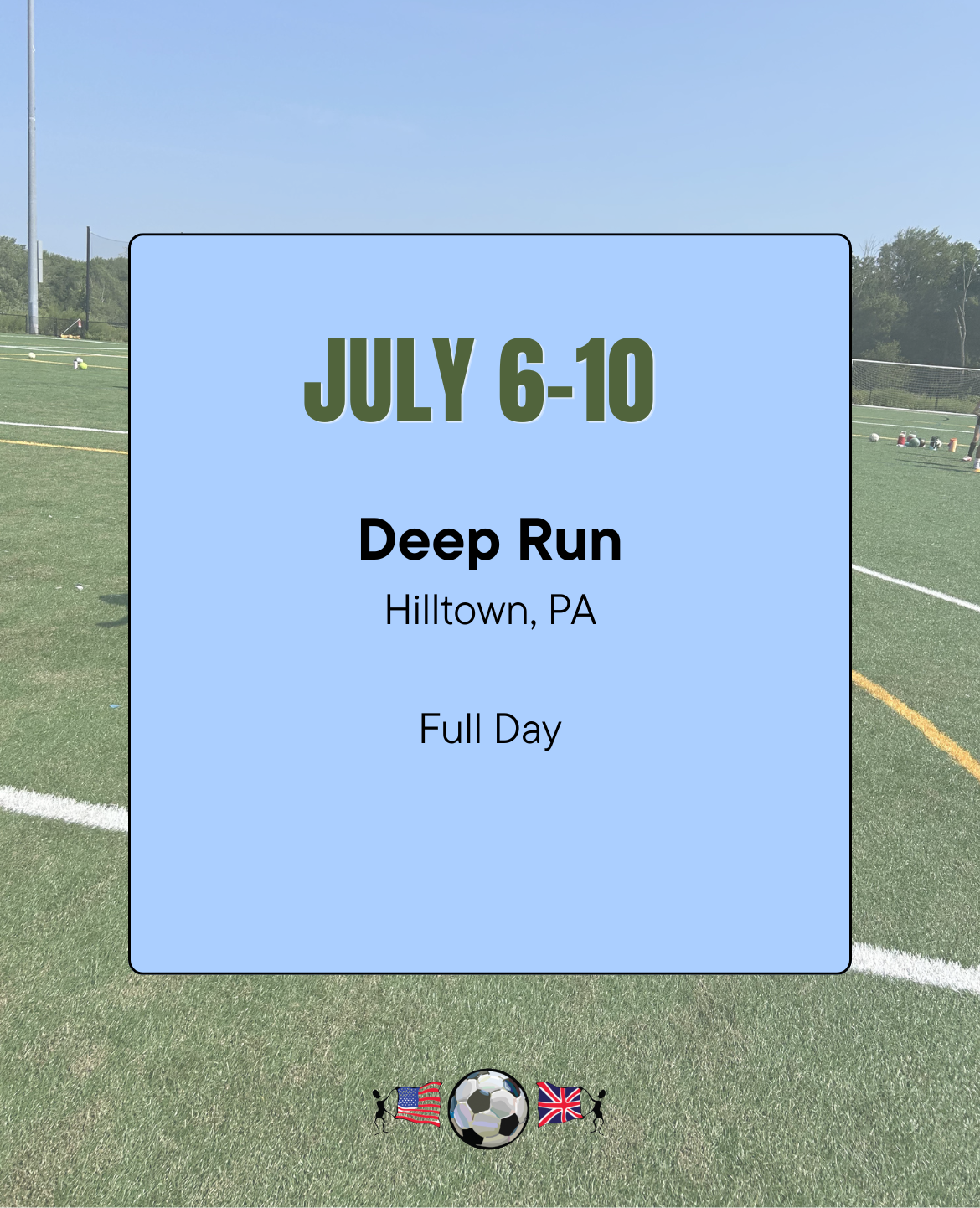 Deep Run Hilltown PA Full-Day Camp: July 6-10